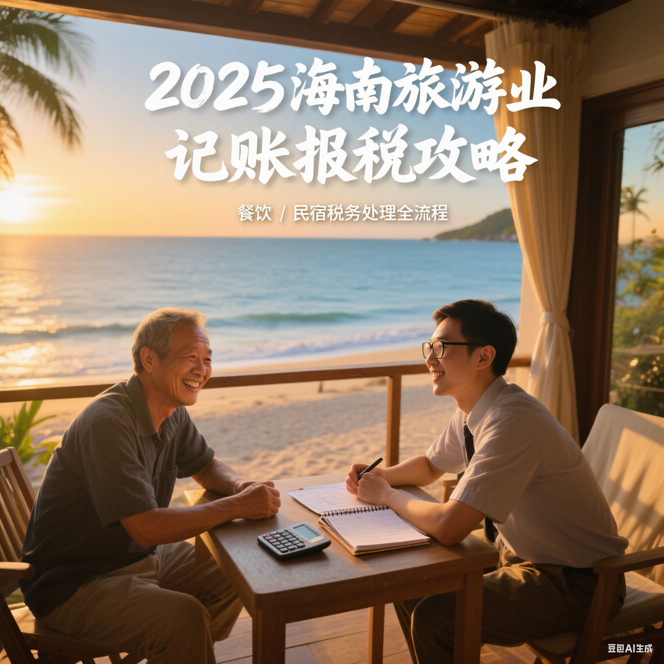 2025海南旅游业记账报税攻略：餐饮 / 民宿税务处理全流程